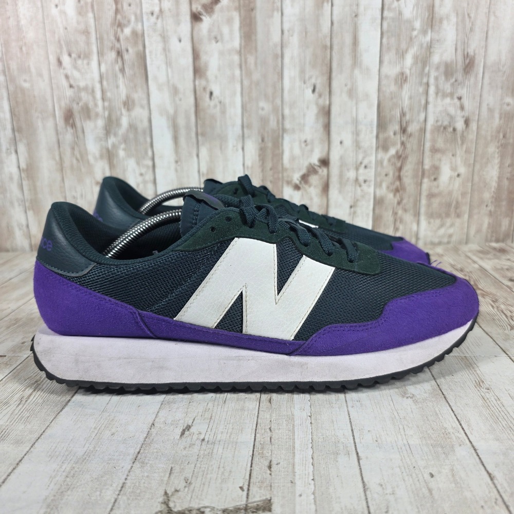 New Balance 237 Mens Shoes Dark Teal Purple White MS237PG1 Retro ‎ Size 12
